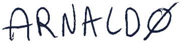 Handwritten signature: Arnaldo