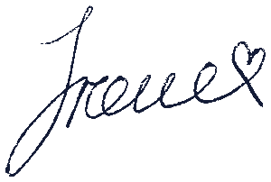 Handwritten signature: Irene